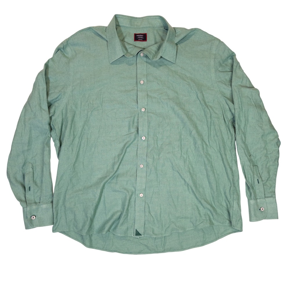 UNTUCKit Veneto Button Down Shirt Mens XXL Green Relaxed Fit 40250